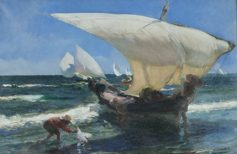 บนชายฝั่งของวัลเลนเซีย - Joaquín Sorolla
