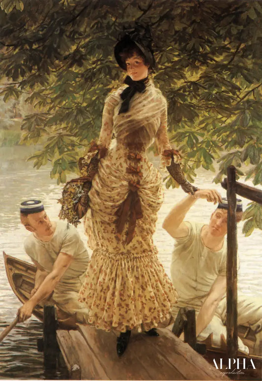 Sur la Tamise, 1882 - James Tissot - Reproductions de tableaux et peintures haut de gamme