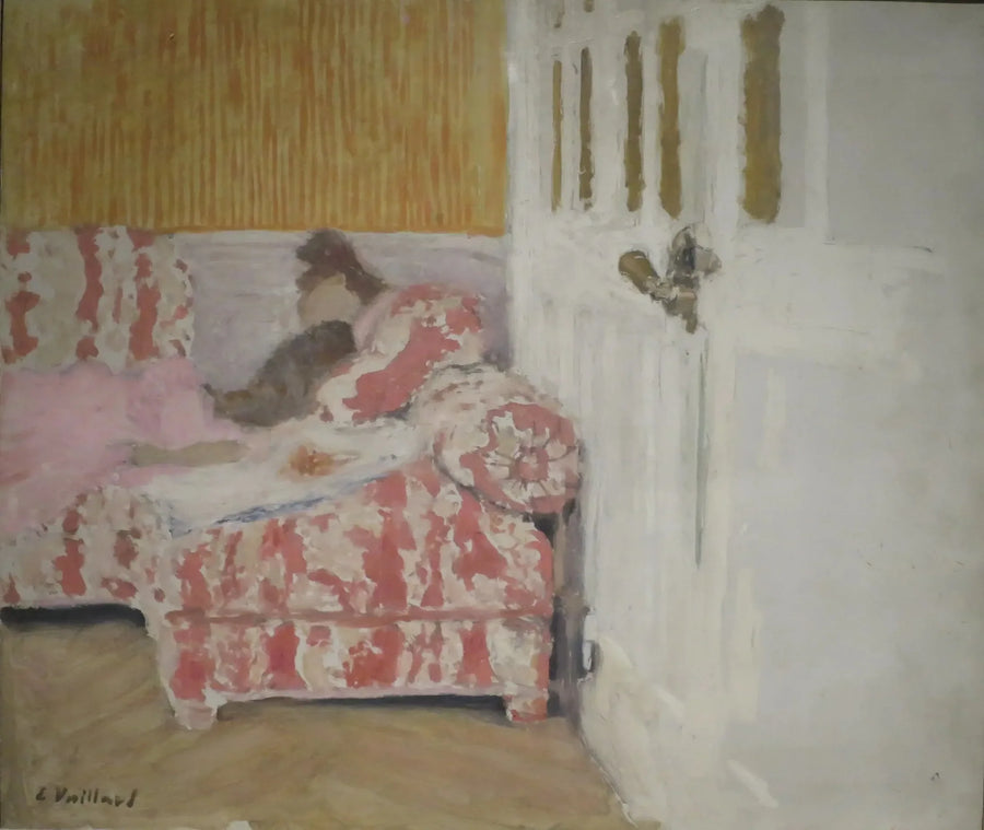 บนโซฟา - Édouard Vuillard