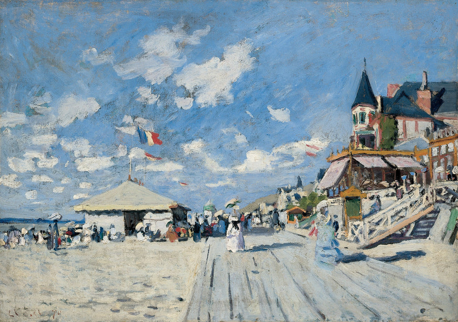 บนเวที Trouville W157a - Claude Monet