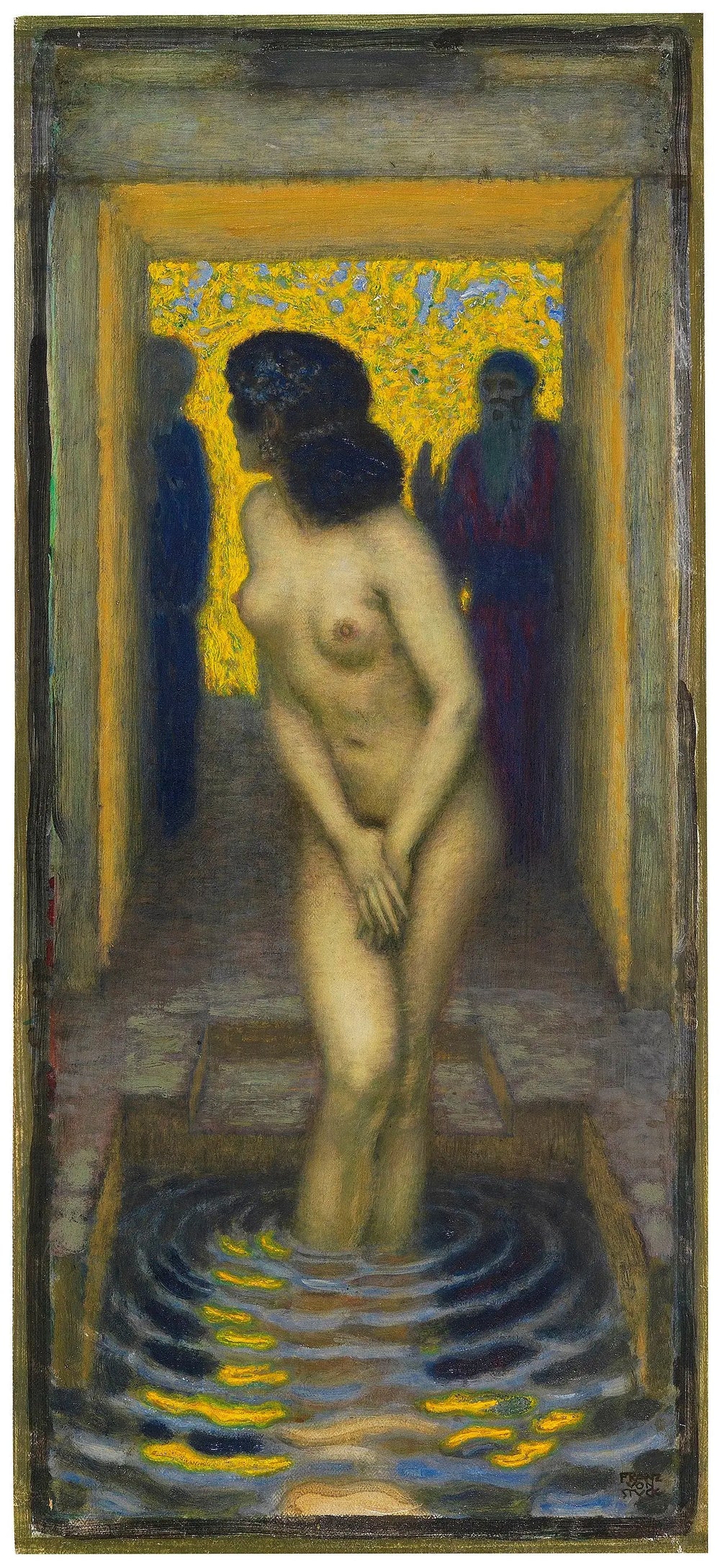 Susanna dans Bade - Franz von Stuck image 1 tableau peint à l’huile sur toile