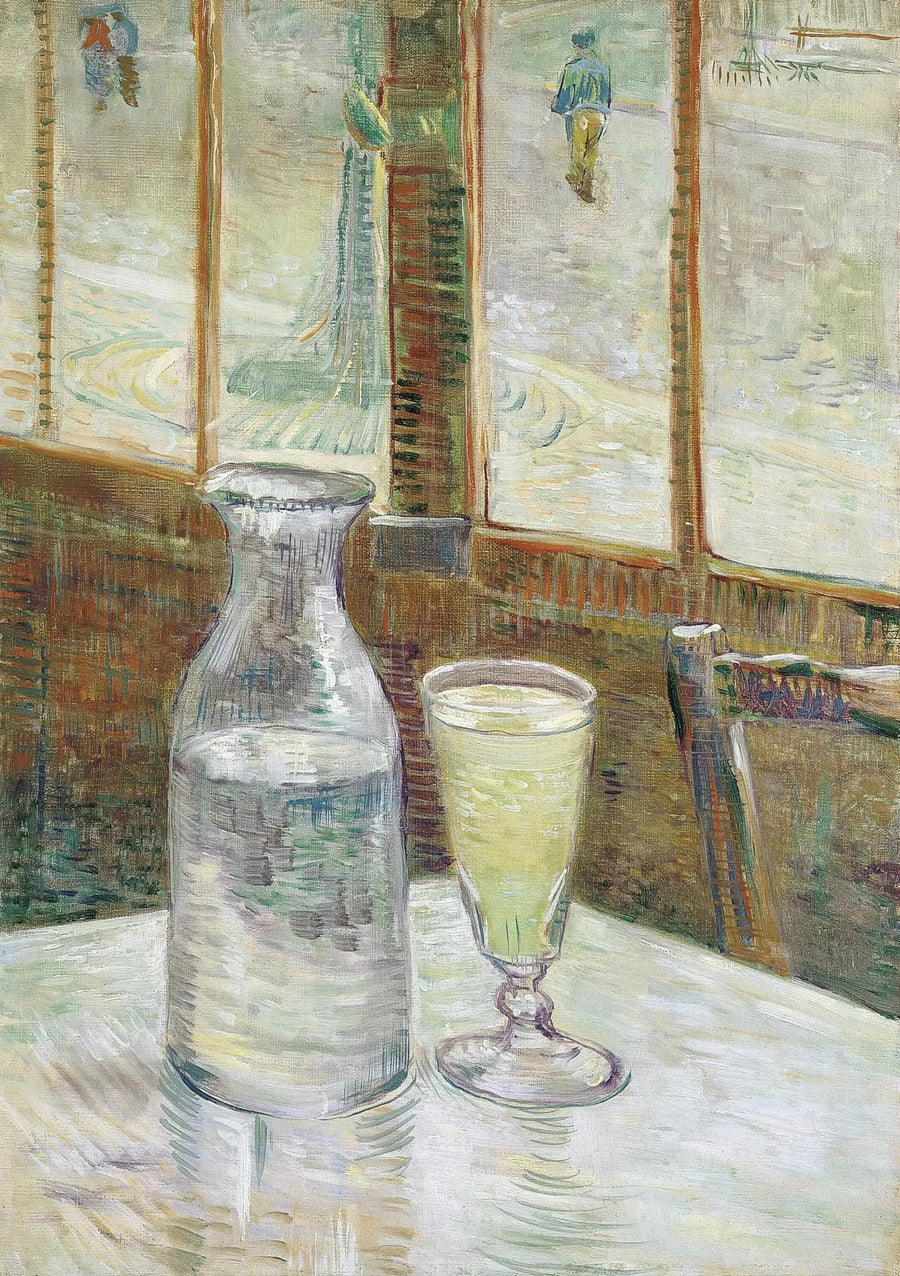 โต๊ะกาแฟพร้อมแอบซินธ์ - Vincent van Gogh
