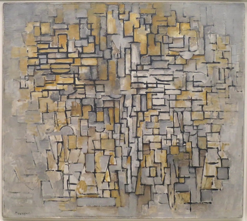 ภาพวาดหมายเลข 2/องค์ประกอบหมายเลข VII - Piet Mondrian