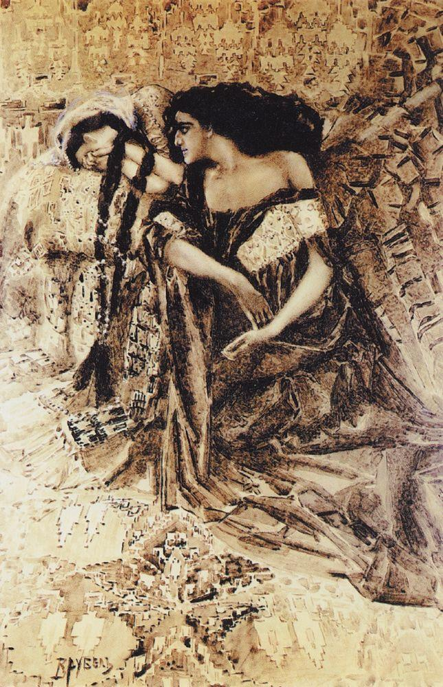 Tamara et le Démon - Mikhaïl Vroubel
