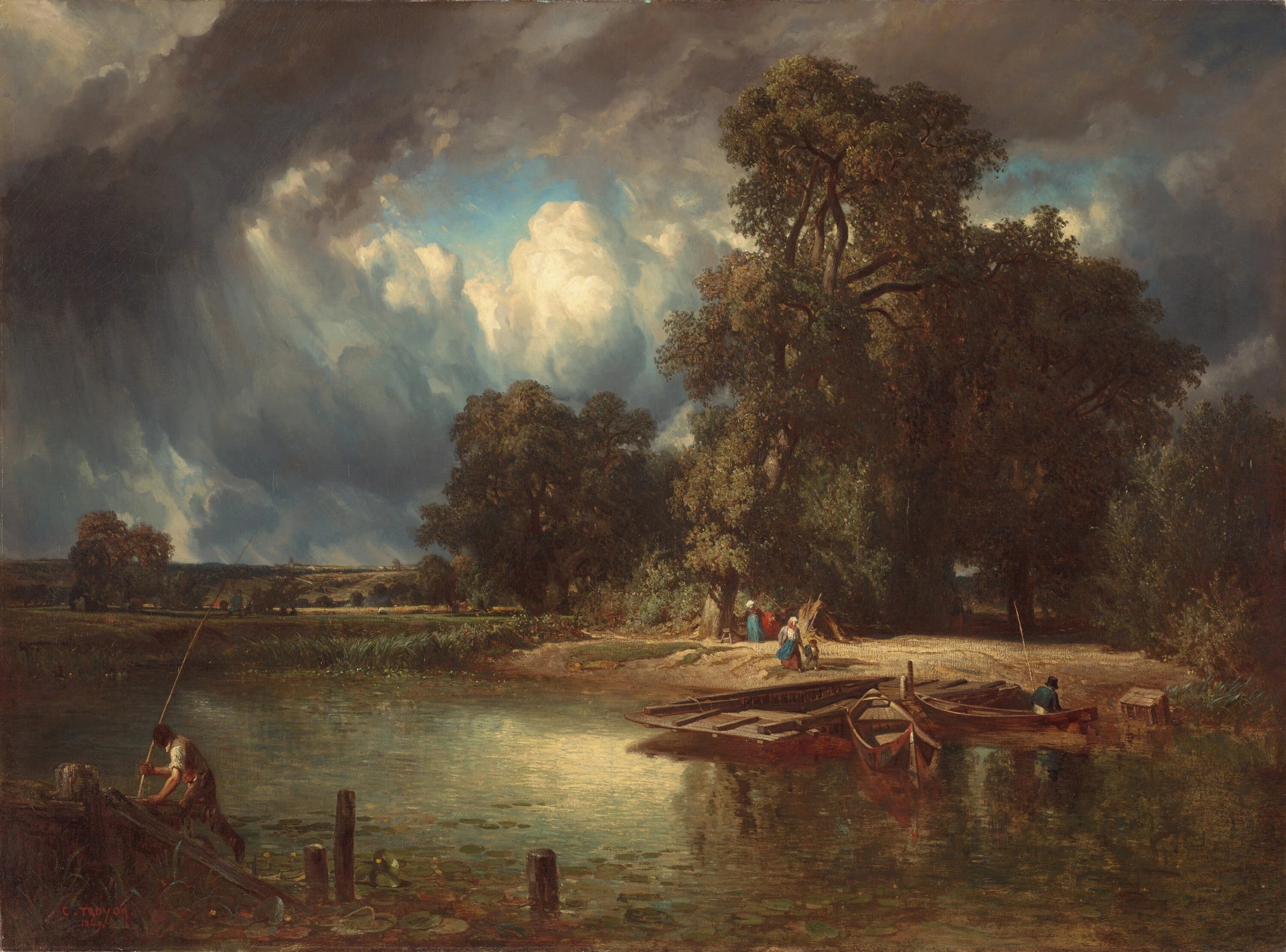 La tempête qui approche - Constant Troyon
