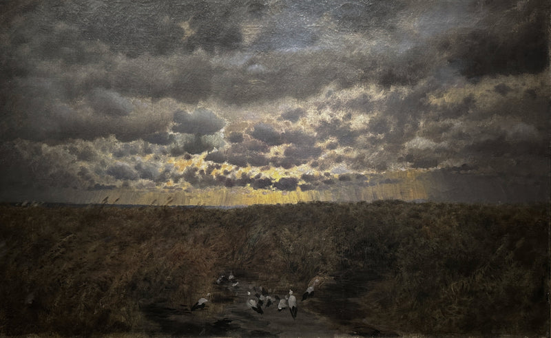 พายุที่กำลังเข้าใกล้ - Giuseppe De Nittis