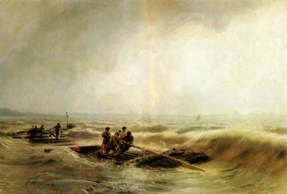 Tempête sur la Volga - Ilya Repin - Alpha Reproduction