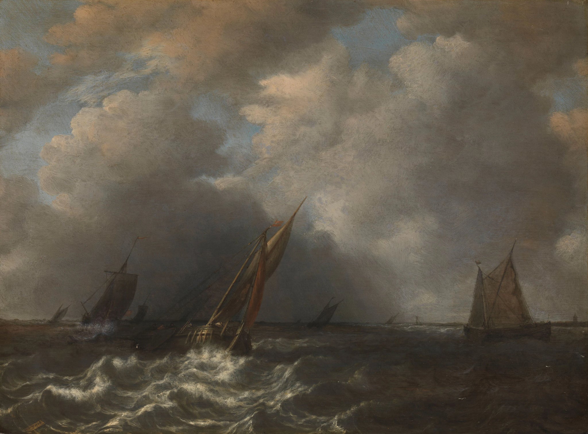 Tempête sur la Meuse - Hendrick Martensz Sorgh