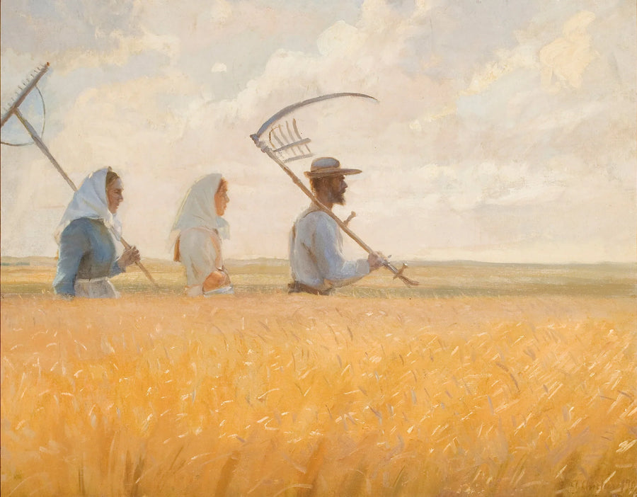 เวลาการเก็บเกี่ยว - Anna Ancher