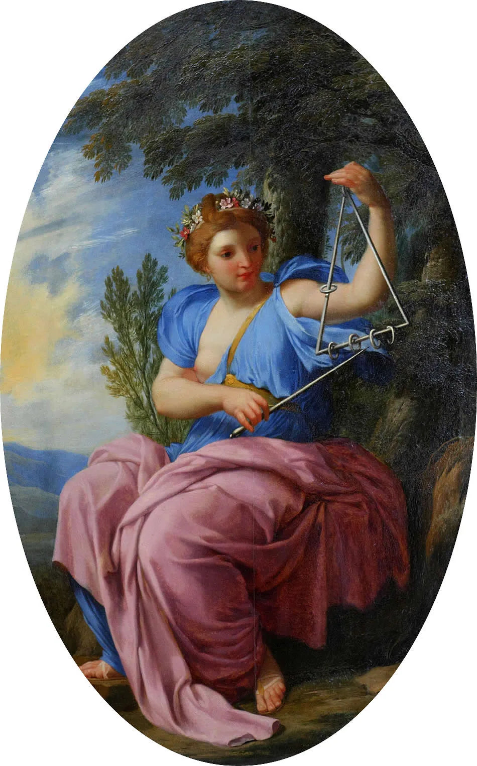 Terpsichore - Eustache Le Sueur image 1 reproduction artisanale de tableau