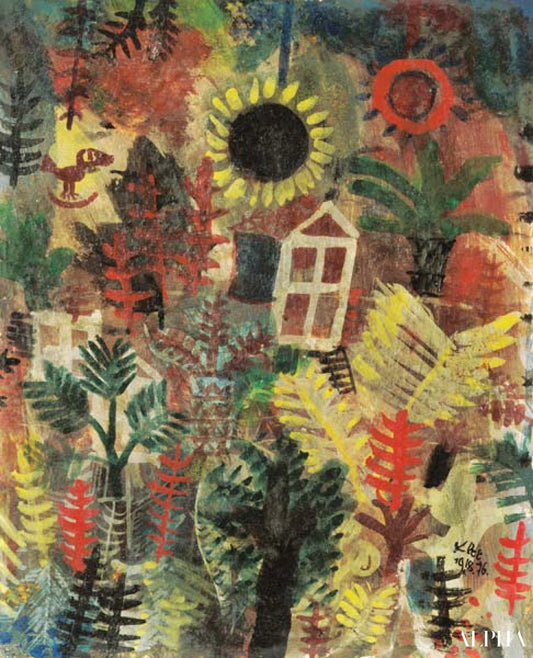 Terrain de jardinage - Paul Klee - Reproductions de tableaux et peintures haut de gamme