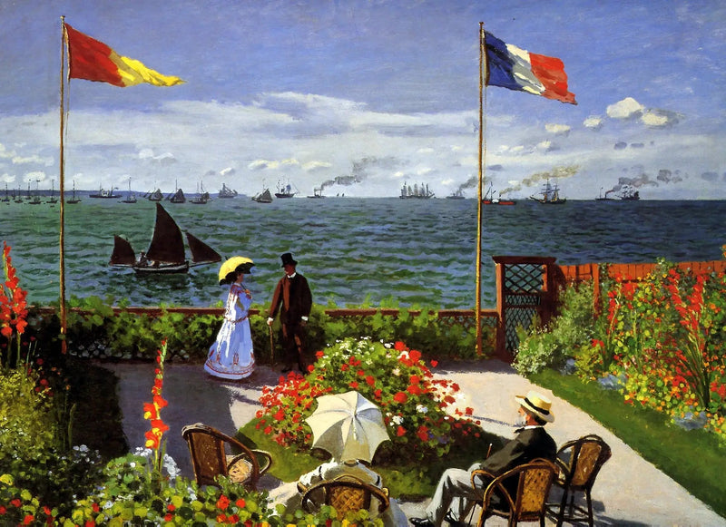 ระเบียงที่แซงต์-อาเดรส - Claude Monet
