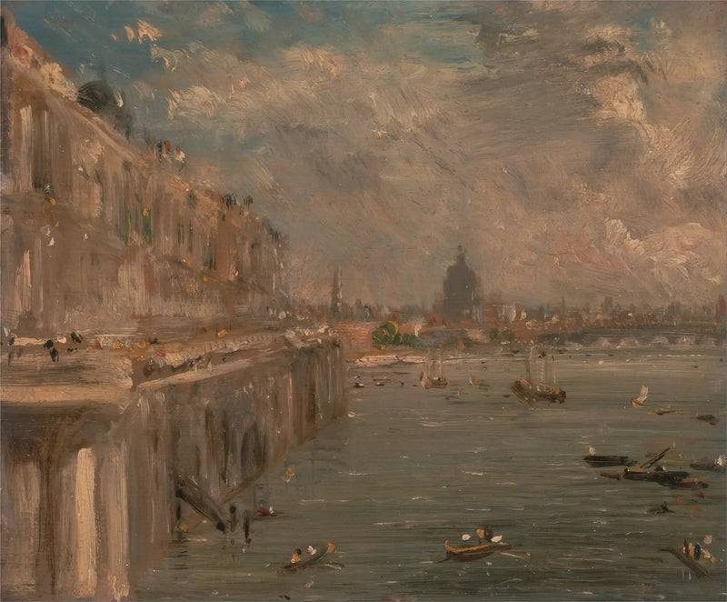 ระเบียงของ Somerset House จากสะพาน Waterloo - จอห์น คอนสเทเบิล