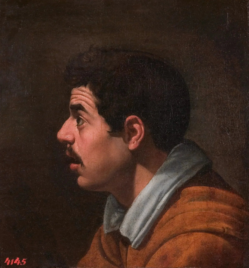 หัวคนหนุ่มในมุมขวา - Diego Velázquez