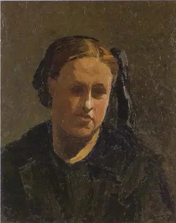 Tête de femme - Claude Monet image 1 reproduction de peinture à l’huile