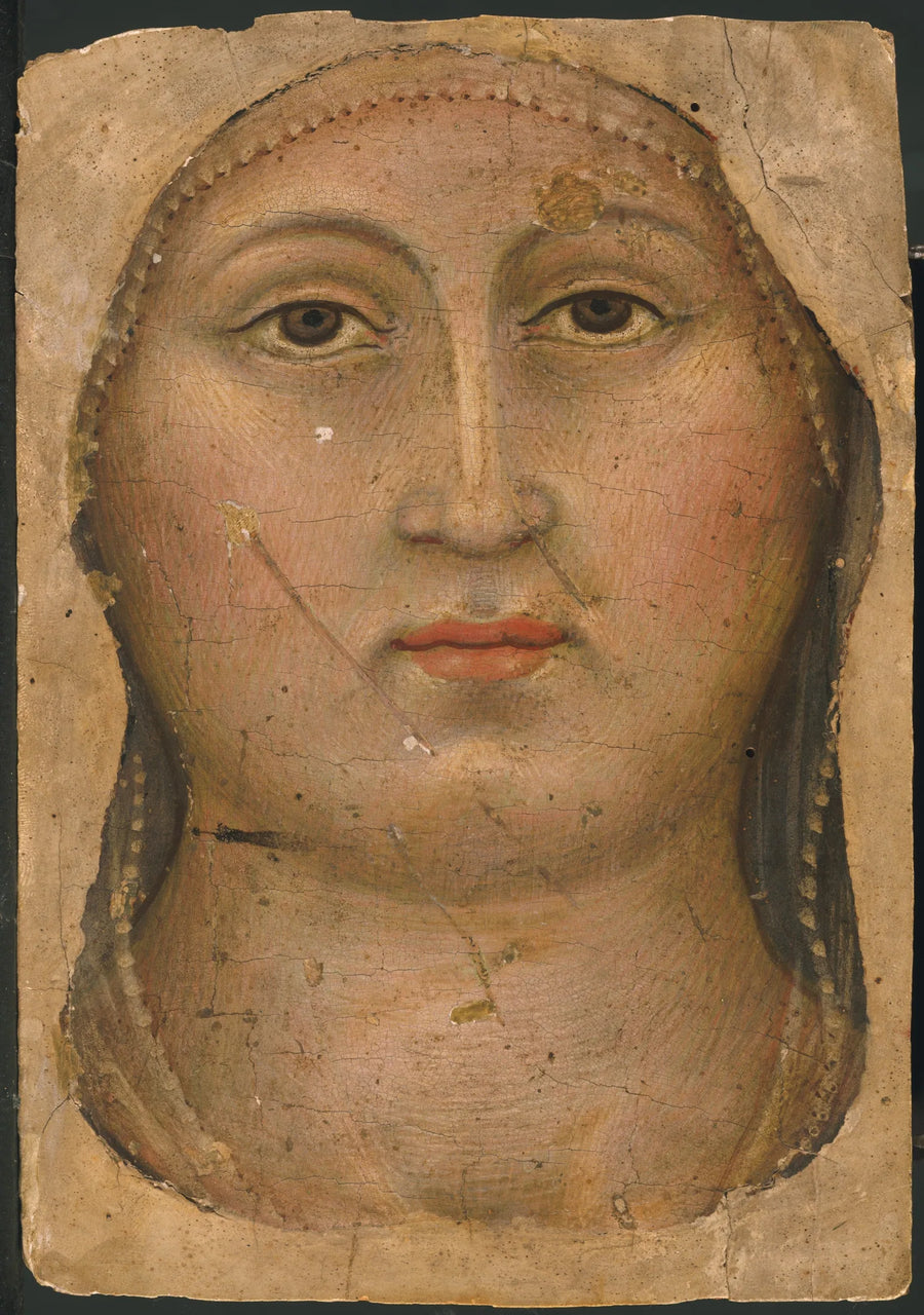 หัวของพระแม่มารี - Taddeo di Bartolo