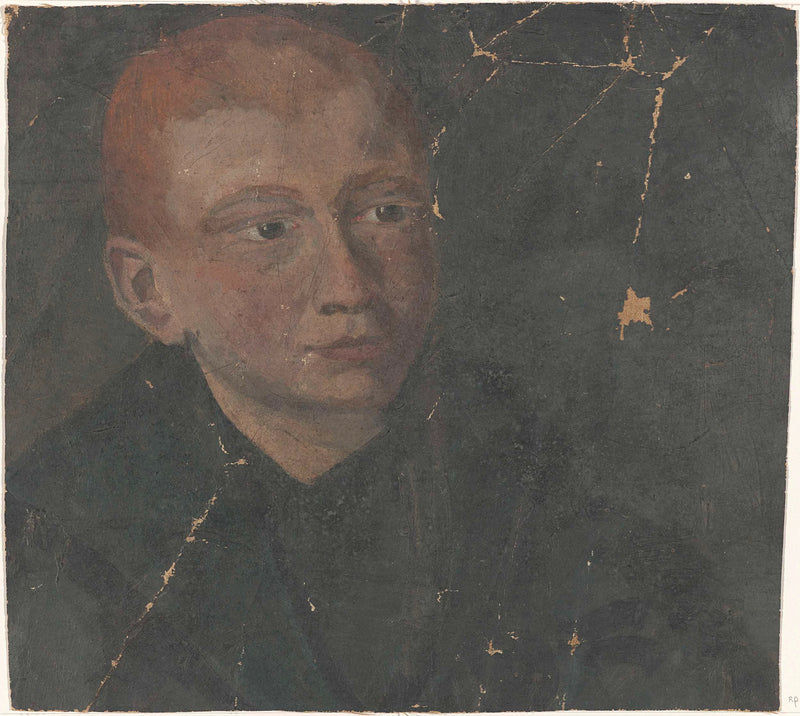 Tête de garçon aux cheveux rouges - Carel Adolph Lion Cachet