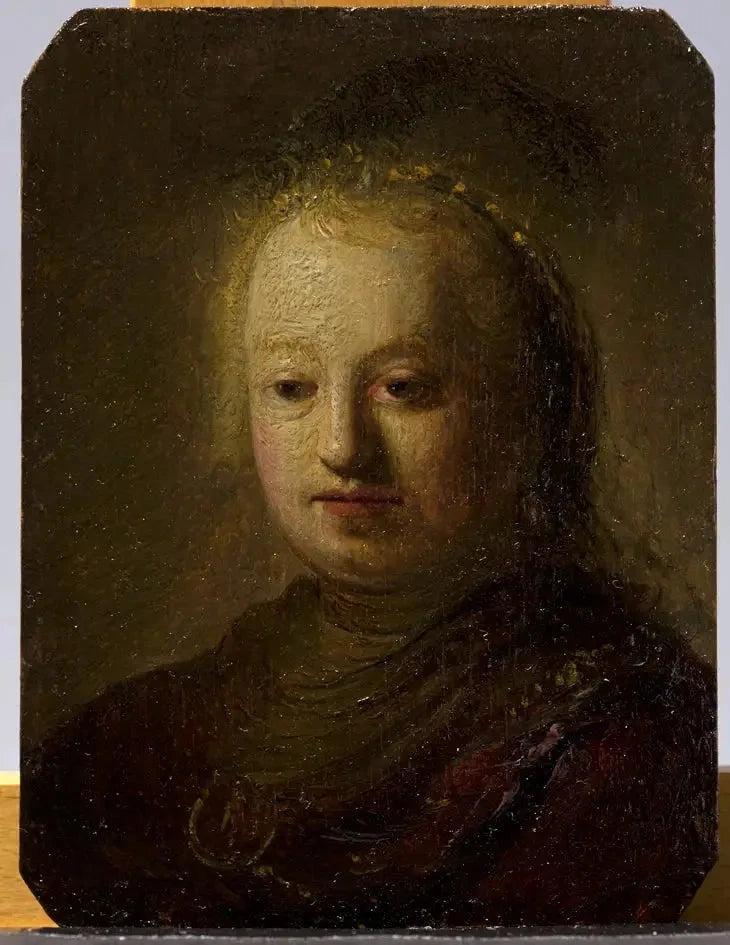 Tête d’une jeune fille — suiveur de Rembrandt, années 1630, Groninger Museum