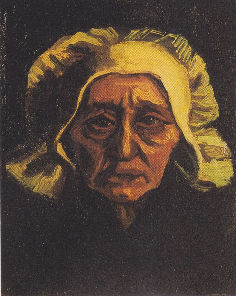 Tête de vieille paysanne au bonnet blanc F75 — Vincent van Gogh