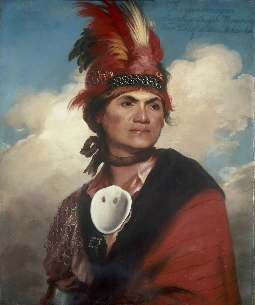 Thayendanegea (Joseph Brant, vers 1743-1807) - Gilbert Stuart image 1 reproduction d’œuvre d’art à l’huile
