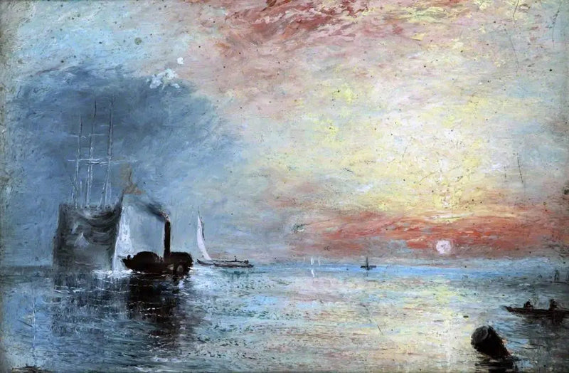 เรือเทมเมอเรียร์ที่ต่อสู้ถูกลากไปยังท่าเรือสุดท้ายเพื่อถูกทำลาย, 1838 - เจ. เอ็ม. วี. เทิร์นเนอร์