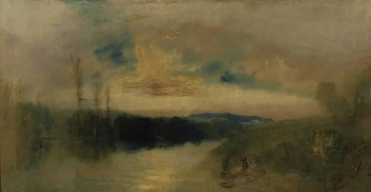The Lake, Petworth, Sunrise - J. M. W. Turner image 1 reproduction réalisée par Alpha Reproduction