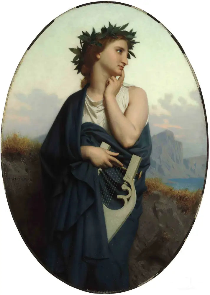 The Muse (Philomèle) - William Bouguereau Reproductions de tableaux à la peinture à l’huile