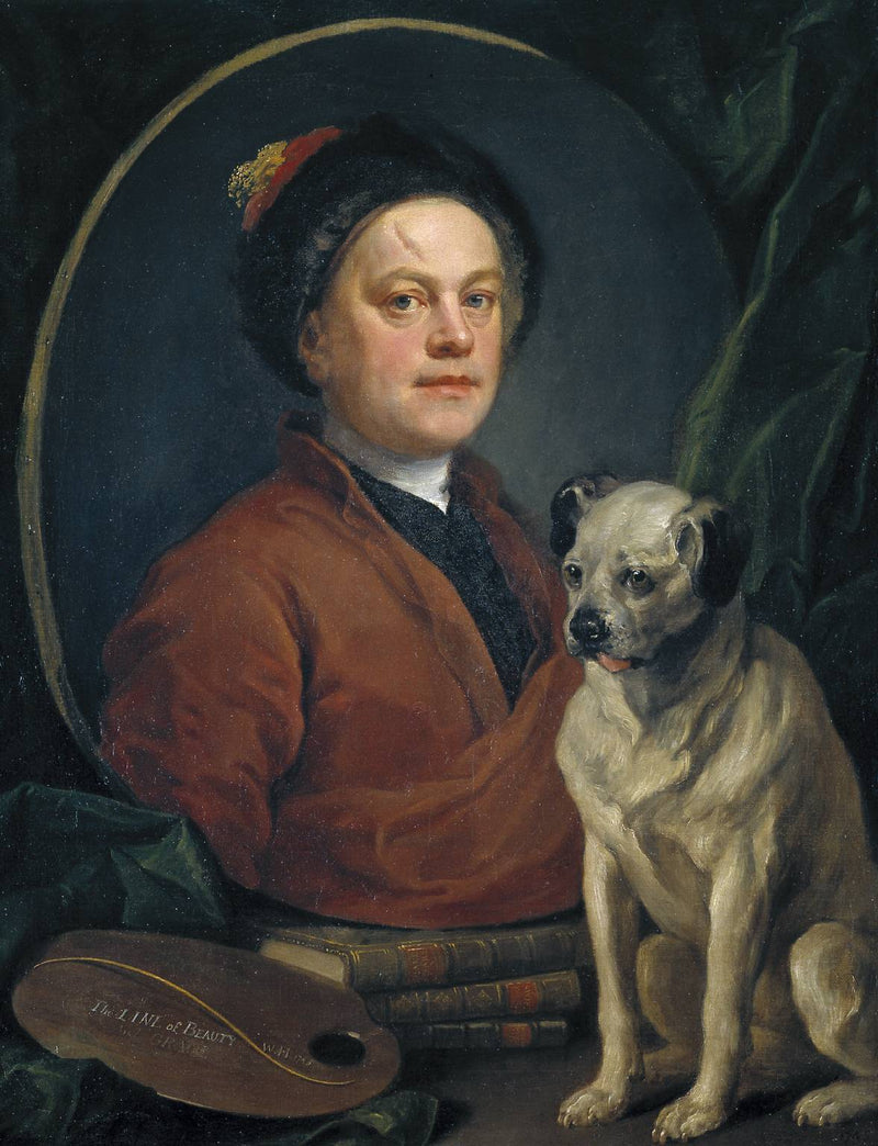 The Painter and His Pug - William Hogarth