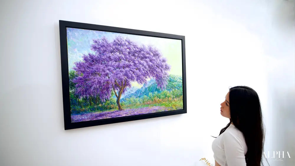 The Purple Tree - Chaloemkiat | 90 x 60 cm Reproductions de tableaux à la peinture à l’huile