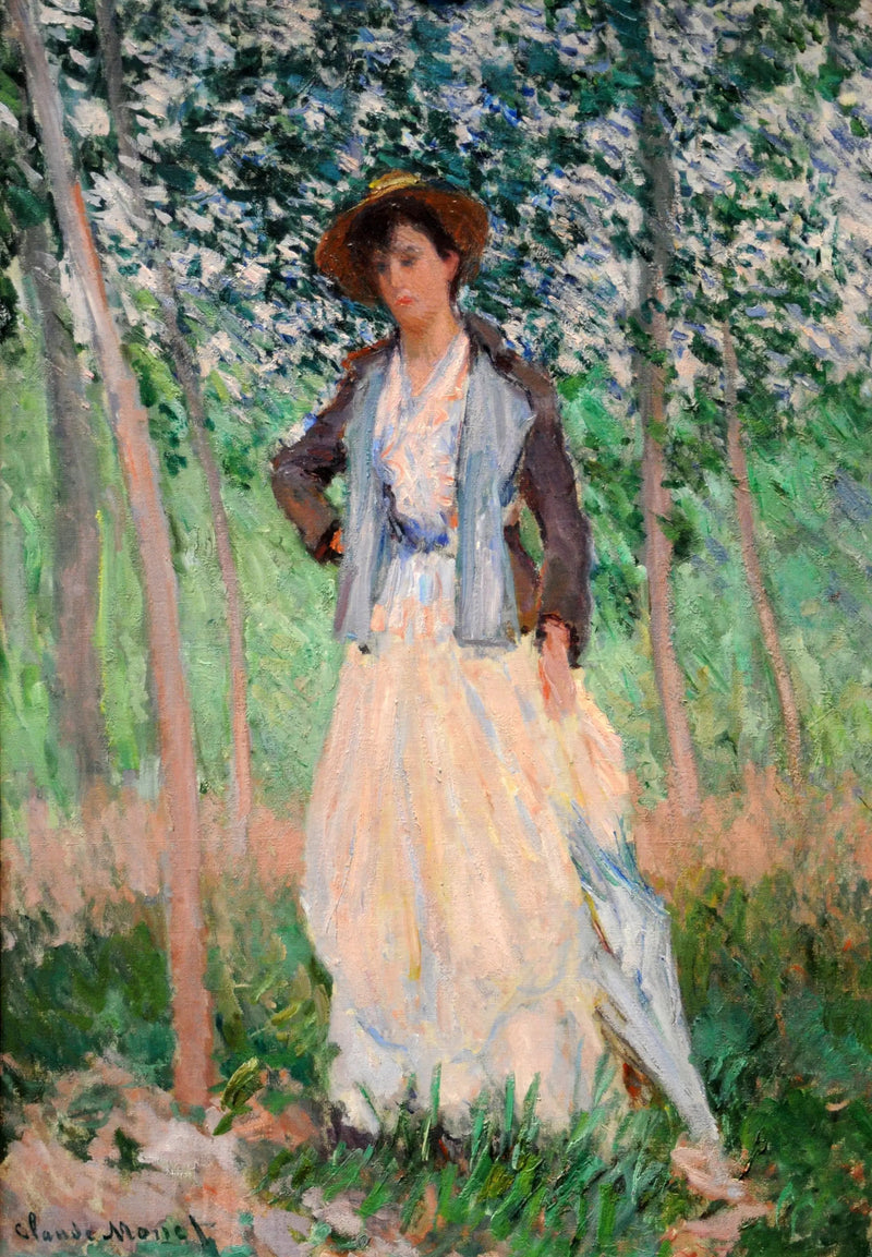 รถเข็นเด็ก (Suzanne Hoschedé, ต่อมาเป็น Mrs. Theodore Earl Butler, 1868–1899) - Claude Monet