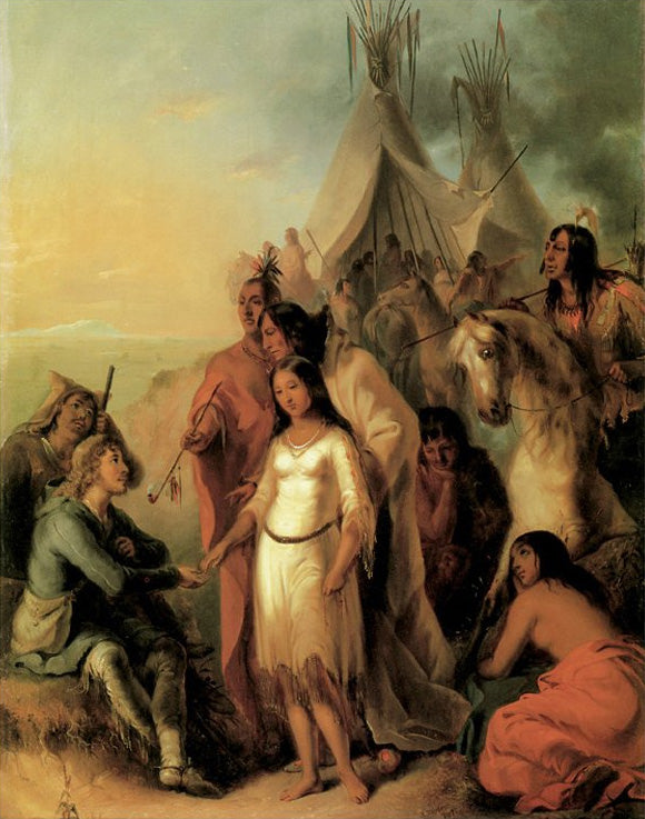 La Mariée du trappeur - Alfred Jacob Miller