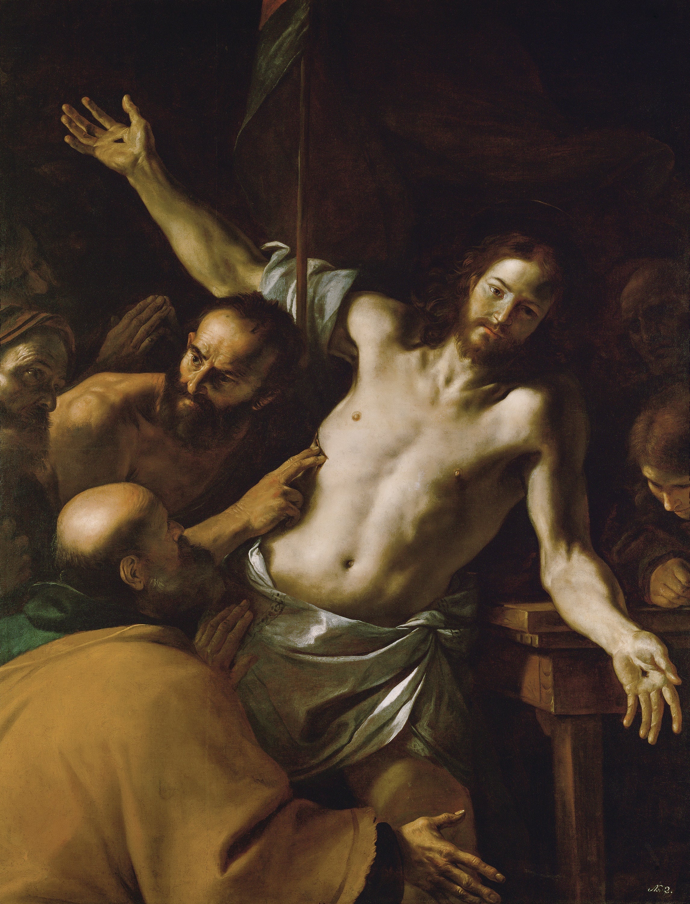 Thomas l'incrédule - Mattia Preti image 1 reproduction d’œuvre d’art à l’huile