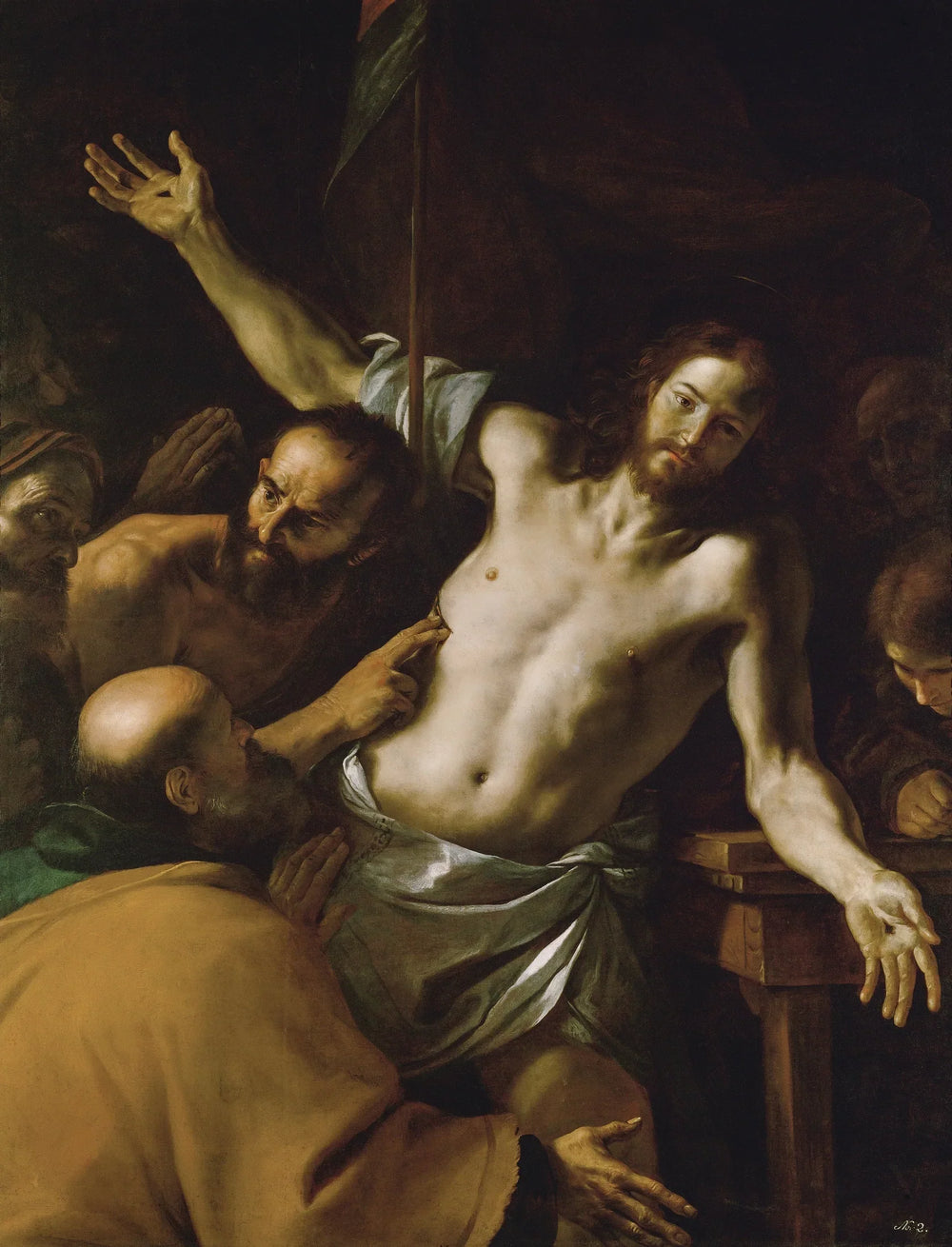 Thomas l'incrédule - Mattia Preti image 1 reproduction d’œuvre d’art à l’huile