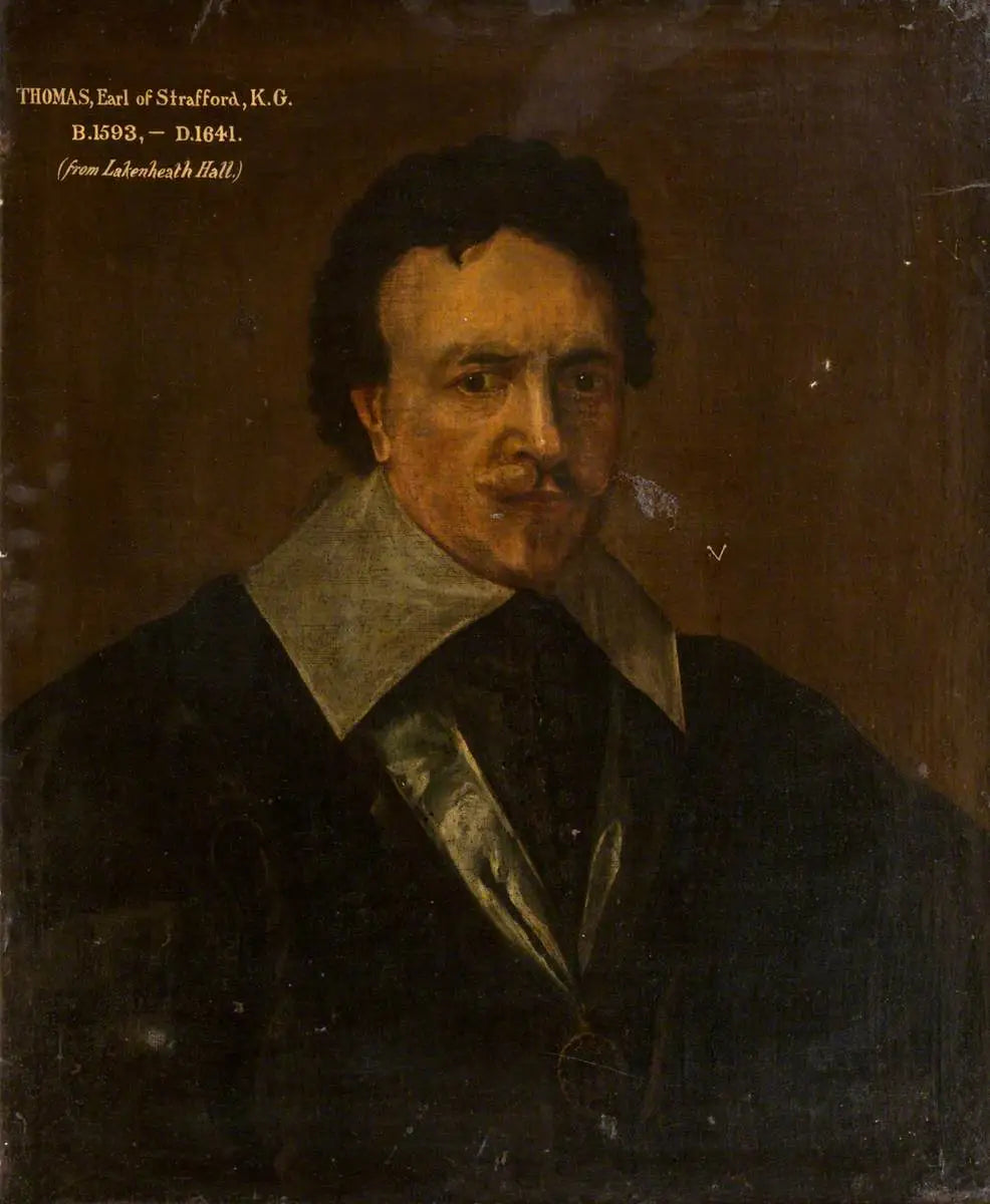 Thomas Wentworth (1593–1641), 1er comte de Strafford - Antoine van Dyck image 1 reproduction réalisée par Alpha Reproduction
