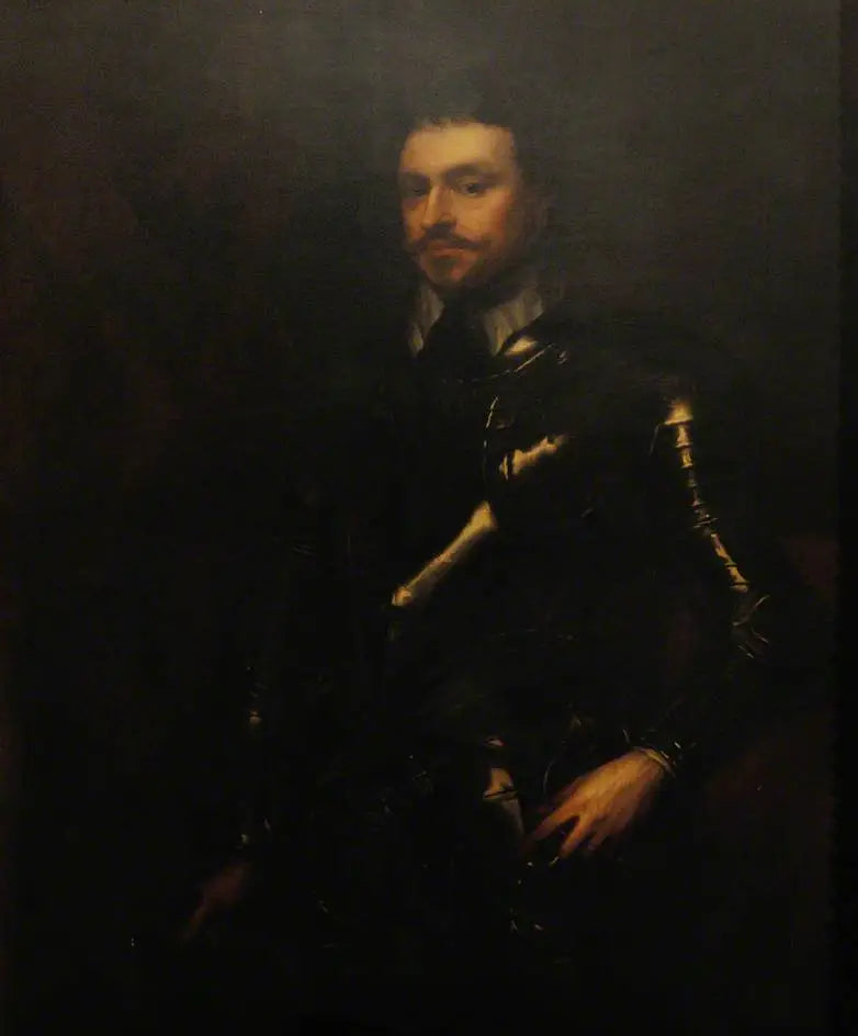 Thomas Wentworth (1593–1641), 1er comte de Strafford - Antoine van Dyck image 1 copie de tableau peinte à la main