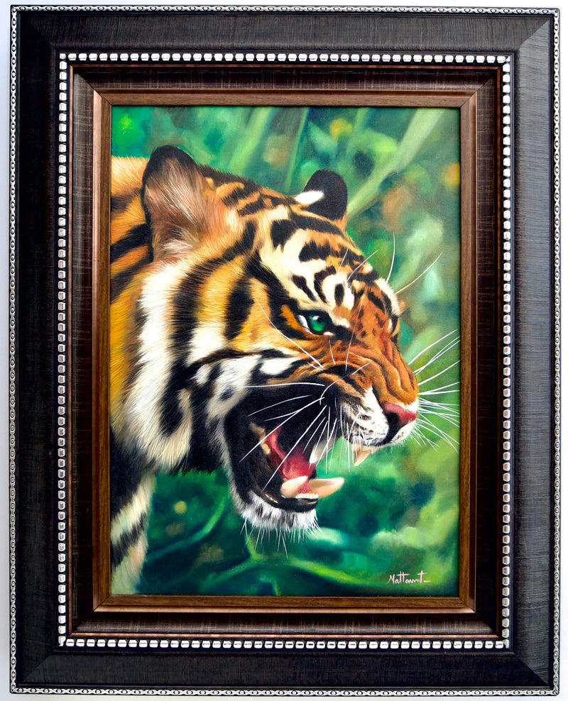 เสือที่มีตาสีเขียว | 50x70ซม.