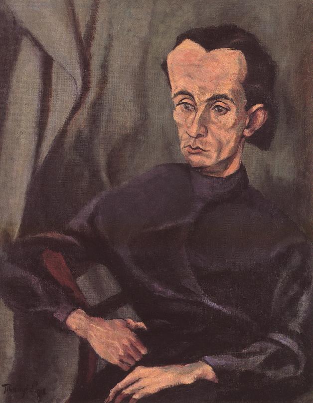 Portrait de Lajos Kassák - Lajos Tihanyi