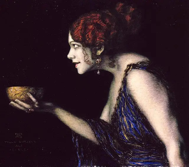 Tilla Durieux ในฐานะ Circe - Franz von Stuck