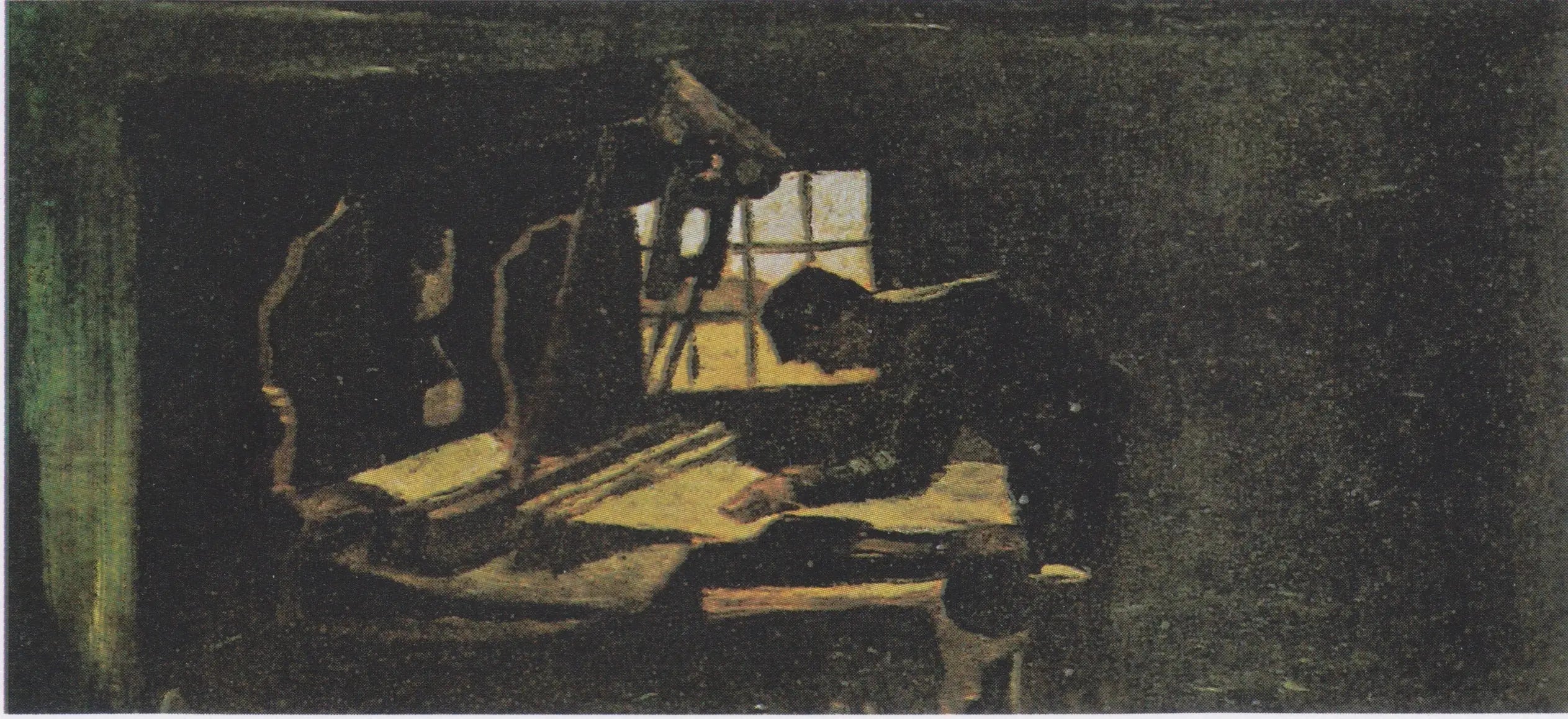 Tisserand arrangeant les fils - Vincent van Gogh image 1 reproduction d’œuvre d’art à l’huile