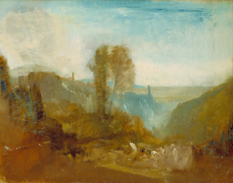 Tivoli, น้ำตก Cascatelle - J. M. W. Turner