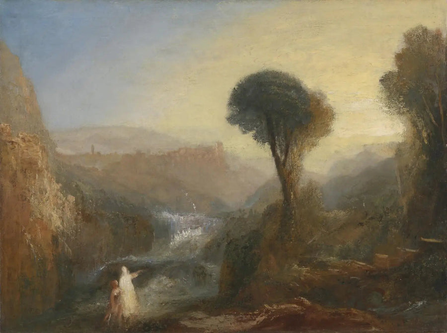 Tivoli: Tobias and the Angel - J. M. W. Turner image 1 tableau peint à l’huile sur toile
