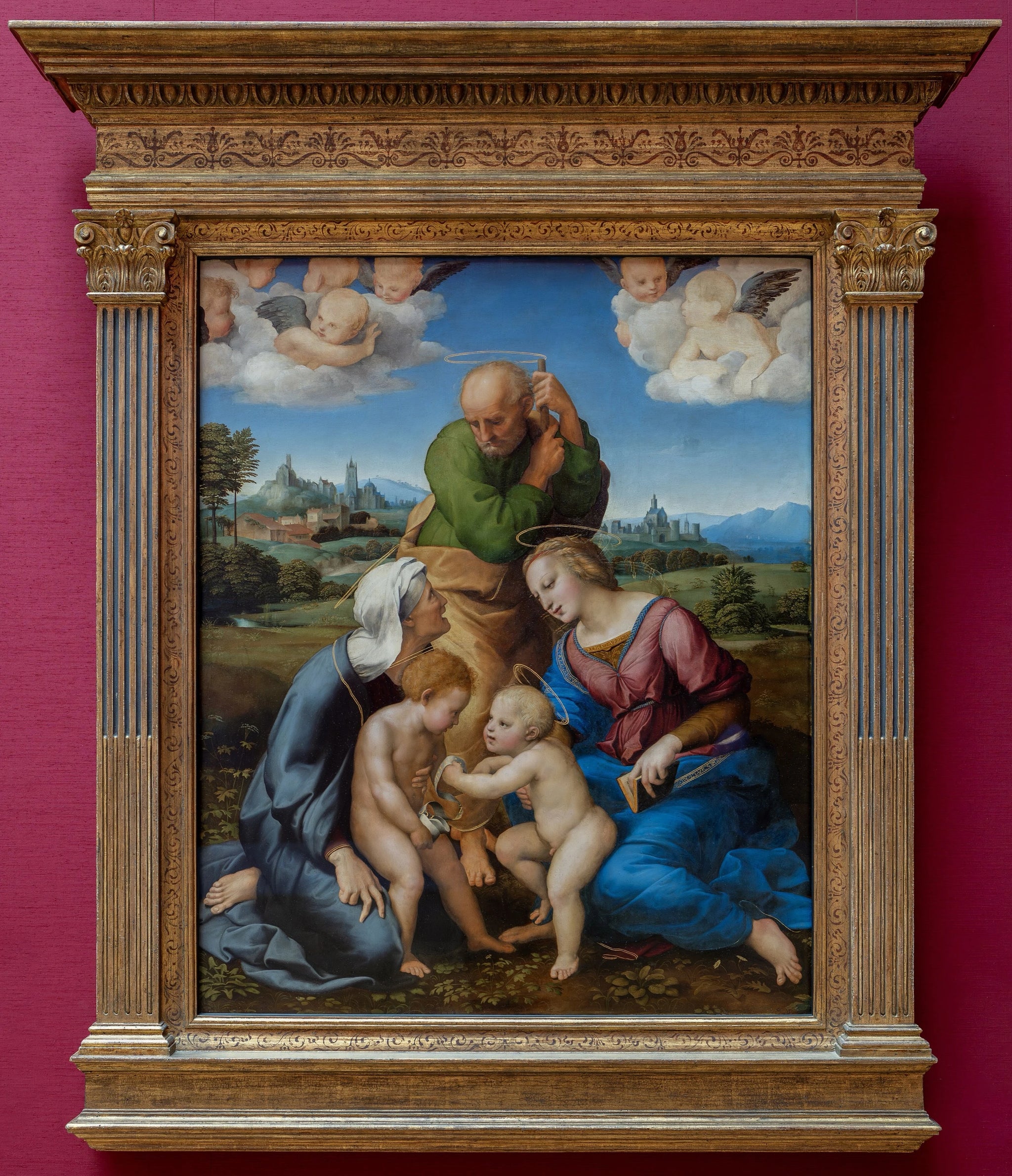 La Sainte Famille - Raphaël Sanzio - Réproduction huile sur toile