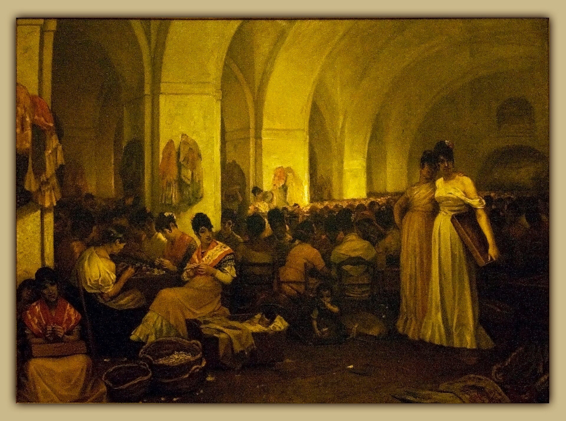 La Fabrique de tabac à Séville - Constantin Meunier