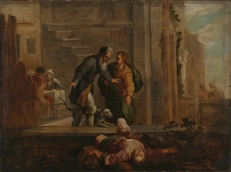 โทบี้และชาวอิสราเอลที่ตาย (อ้างอิงจาก Domenico Fetti) - David Teniers le Jeune