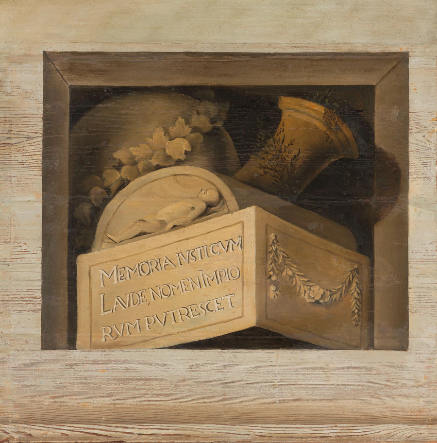Tombe avec inscription - Jacob van Campen