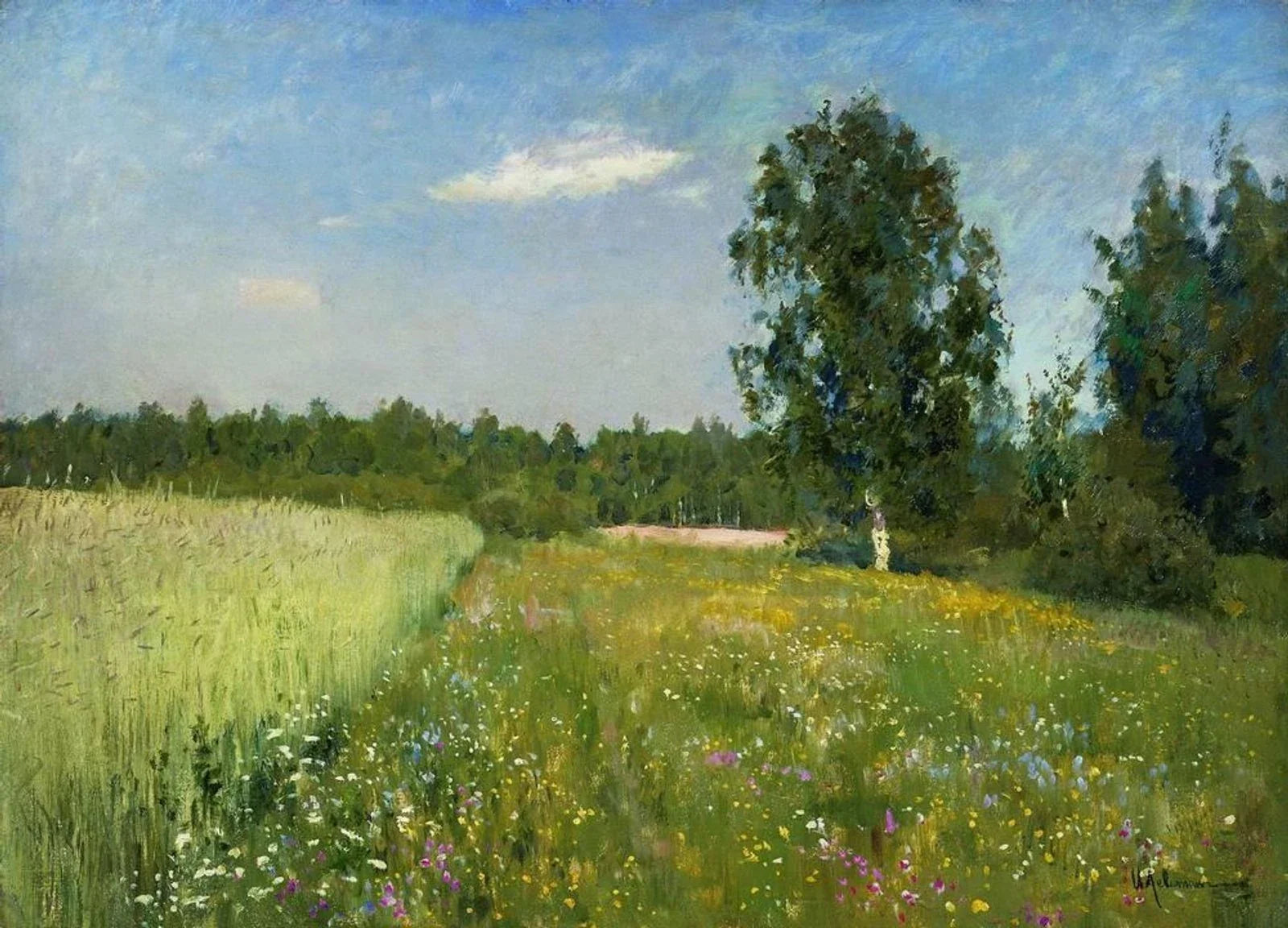 Un jour de juin, peinture de Isaac Levitan