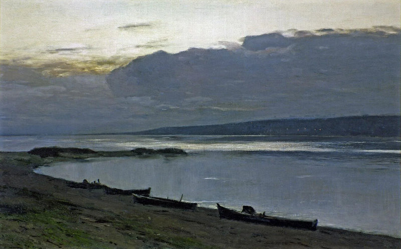 Soir sur la Volga - Isaac Levitan