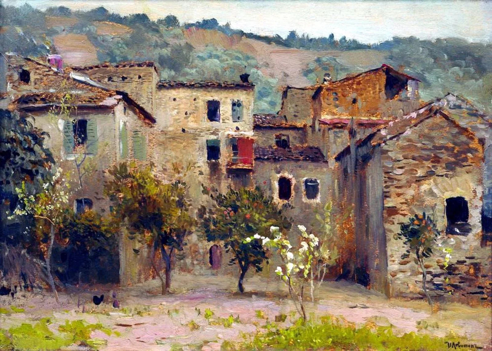 Près de Bordighera, peinture de Isaac Levitan