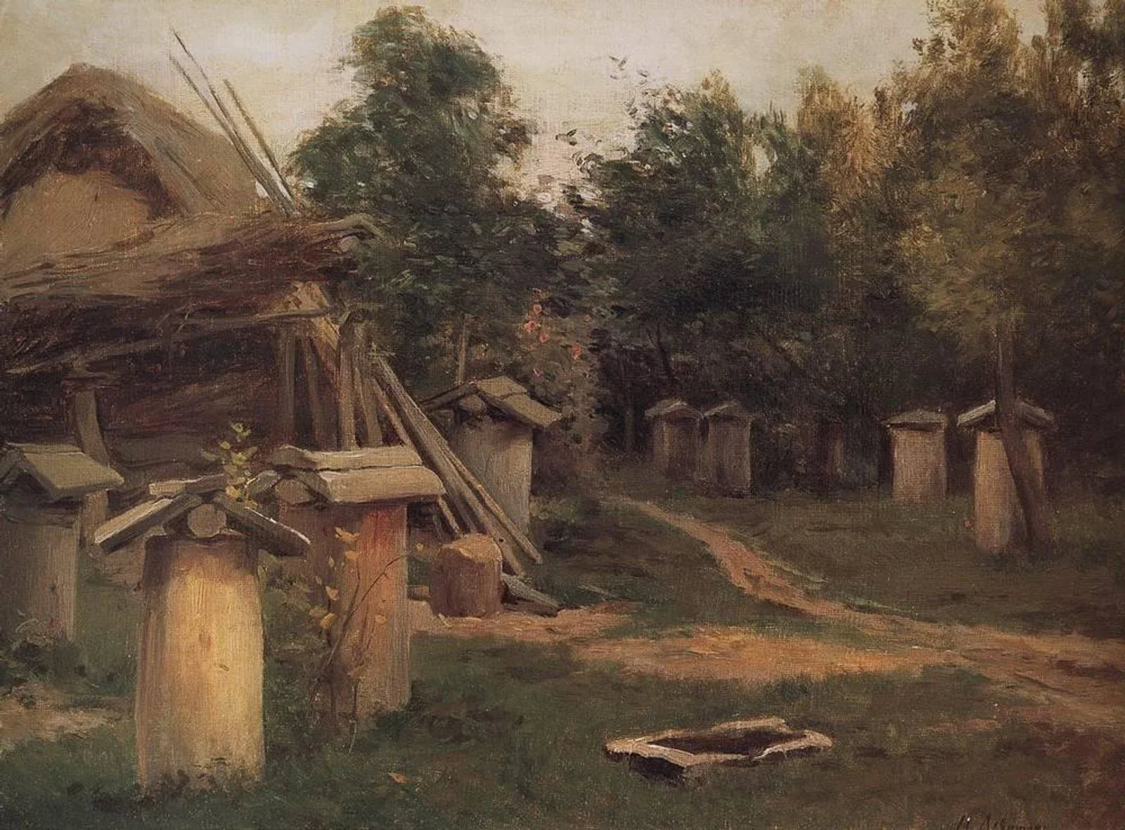 Le Rucher, peinture de Isaac Levitan