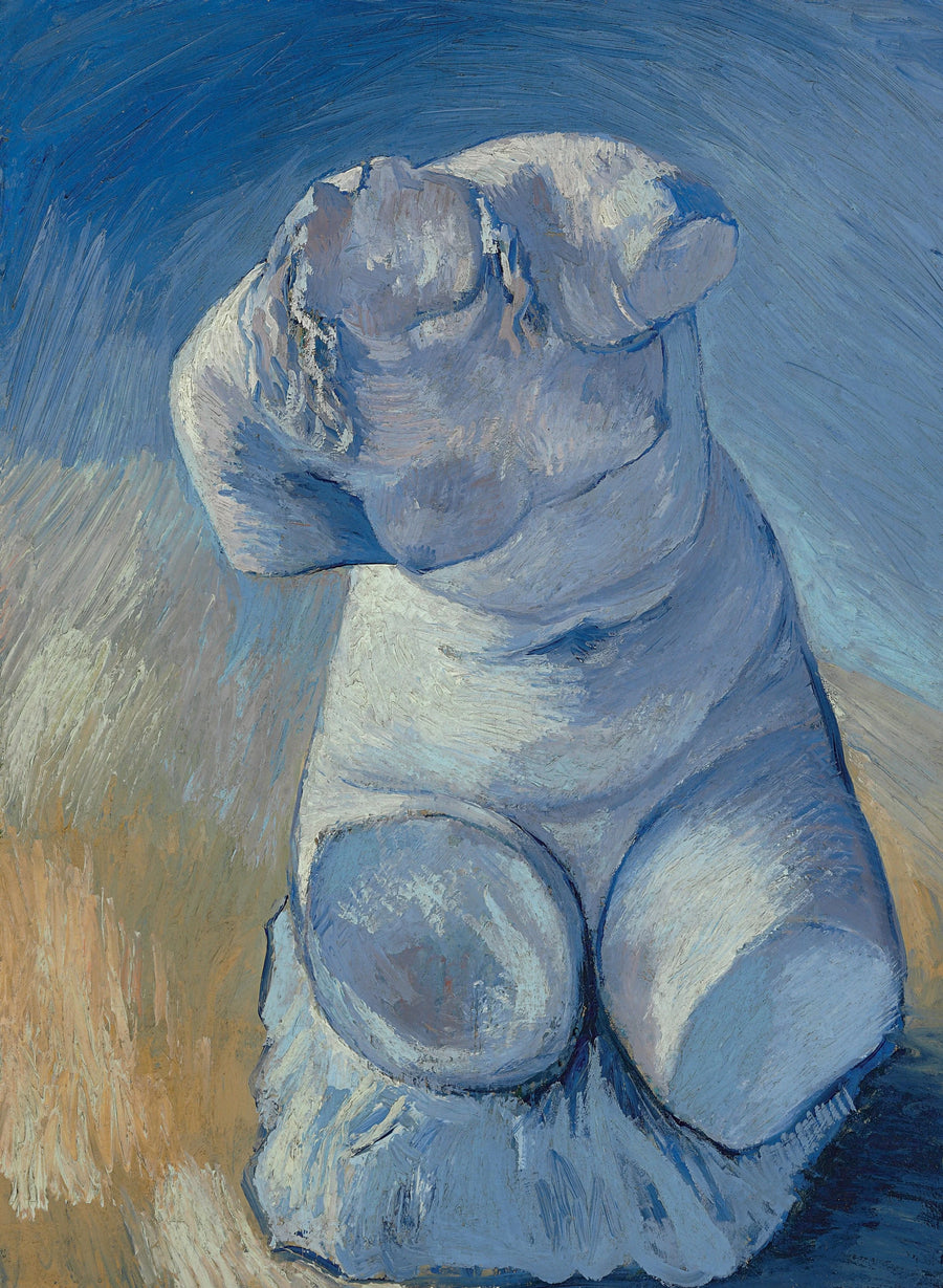 รูปปั้นปูนปั้น: ท่อนบนของผู้หญิง, มุมมองด้านหน้า - Vincent van Gogh